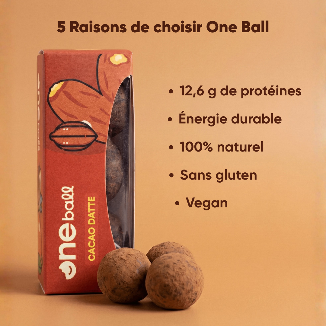 Energy Balls Dattes-Cacao