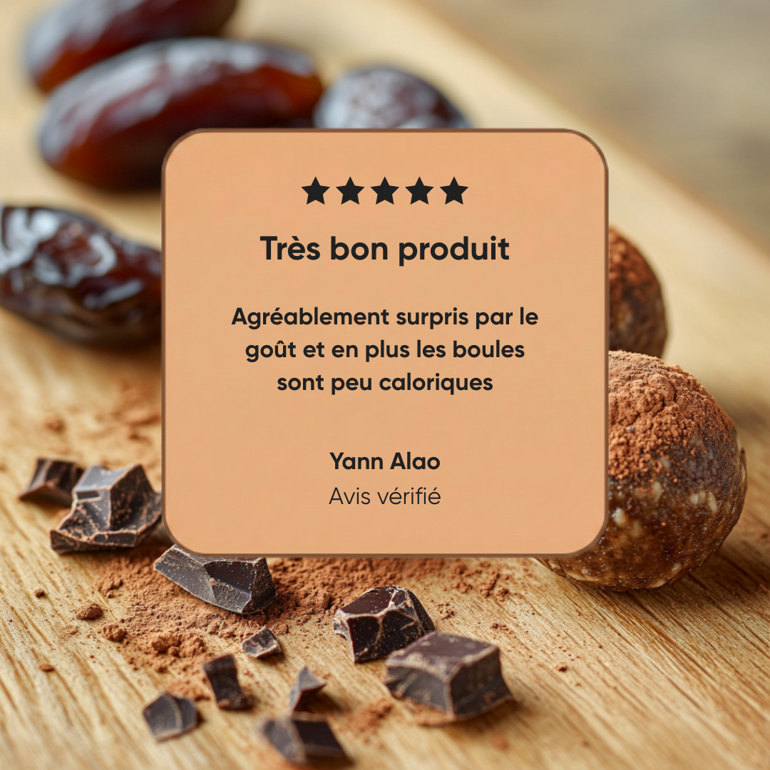 Energy Balls Dattes-Cacao