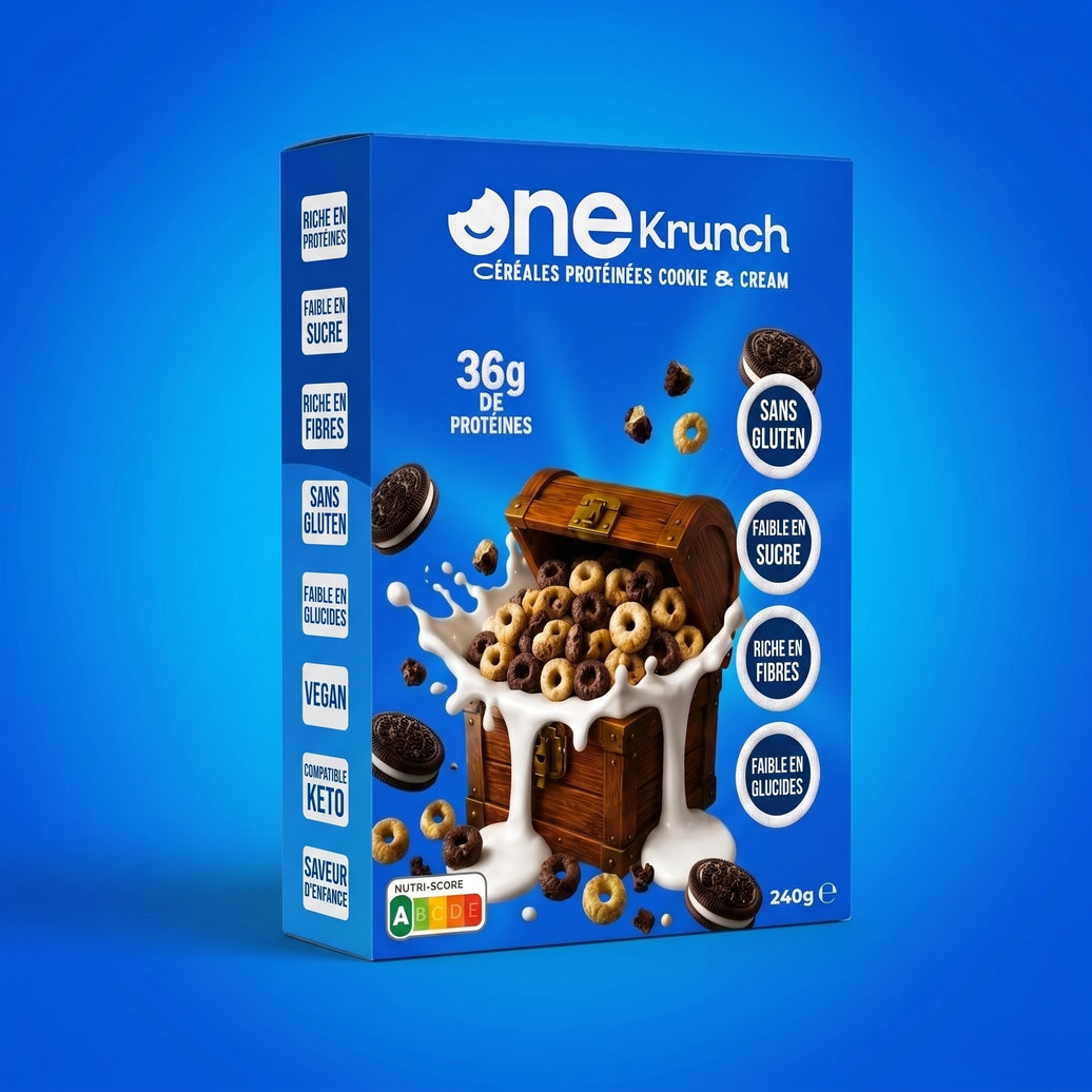 One Krunch - Cookie & Cream 1 boîte